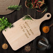 Load image into Gallery viewer, REcipe cutting board
