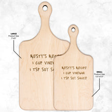Load image into Gallery viewer, REcipe cutting board