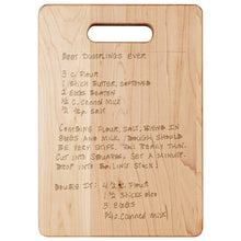 Load image into Gallery viewer, recipe cutting board5