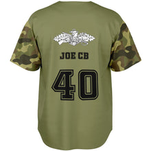 Load image into Gallery viewer, Personalized Seabee Baseball Jersey - AOP