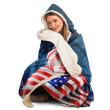 Load image into Gallery viewer, U.S. Air Force Mom Hooded Blanket