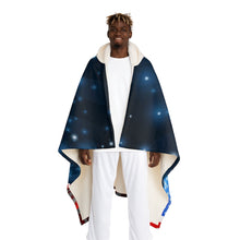 Load image into Gallery viewer, Air Force Wife Hooded Sherpa Fleece Blanket