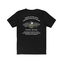 Load image into Gallery viewer, CM Seabees Battalions Unisex Jersey Short Sleeve Tee