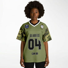 Load image into Gallery viewer, Personalized Seabees Football Jersey - All Over Print