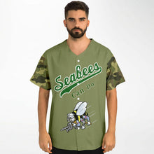 Load image into Gallery viewer, Personalized Seabee Baseball Jersey - AOP