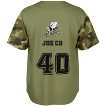 Load image into Gallery viewer, Customized Seabee Logo Front Back Baseball Jersey