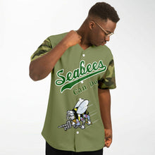 Load image into Gallery viewer, Personalized Seabee Baseball Jersey - AOP