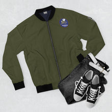 Load image into Gallery viewer, Seabee Men's AOP Bomber Jacket OD Green