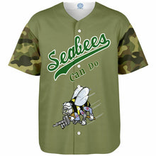 Load image into Gallery viewer, Personalized Seabee Can Do Baseball Jersey - All Over Print