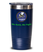 Load image into Gallery viewer, Seabee Can Do We Build We Fight 20 or 30 oz Tumbler