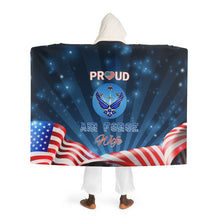 Load image into Gallery viewer, Air Force Hooded Blanket Customit4u