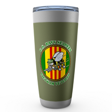 Load image into Gallery viewer, Seabee Vietnam Vet 20oz Tumbler OD
