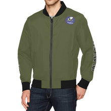 Load image into Gallery viewer, Seabee Men's AOP Bomber Jacket OD Green