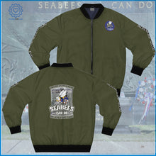 Load image into Gallery viewer, Seabee Men's AOP Bomber Jacket OD Green
