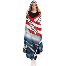 Load image into Gallery viewer, Proud Navy Mom Hooded Blanket
