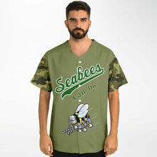 Load image into Gallery viewer, Personalized Seabee Can Do Baseball Jersey - All Over Print

