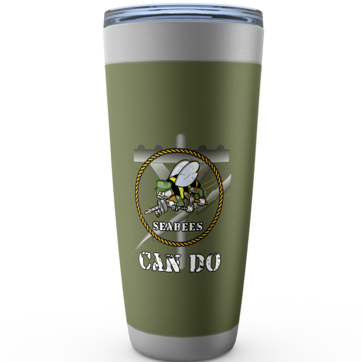 Seabee Can Do Customized Rating Tumbler