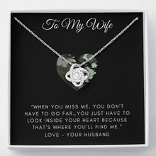 Load image into Gallery viewer, Military Gifts to Army Wife, Military Wife, Military Husband Gift to Wife, Necklace for Wife of Military - LK01
