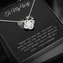 Load image into Gallery viewer, Military Gifts to Army Wife, Military Wife, Military Husband Gift to Wife, Necklace for Wife of Military - LK01
