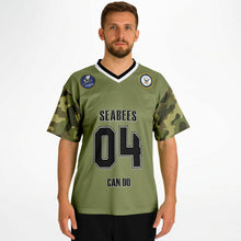Load image into Gallery viewer, Personalized Seabees Football Jersey - All Over Print

