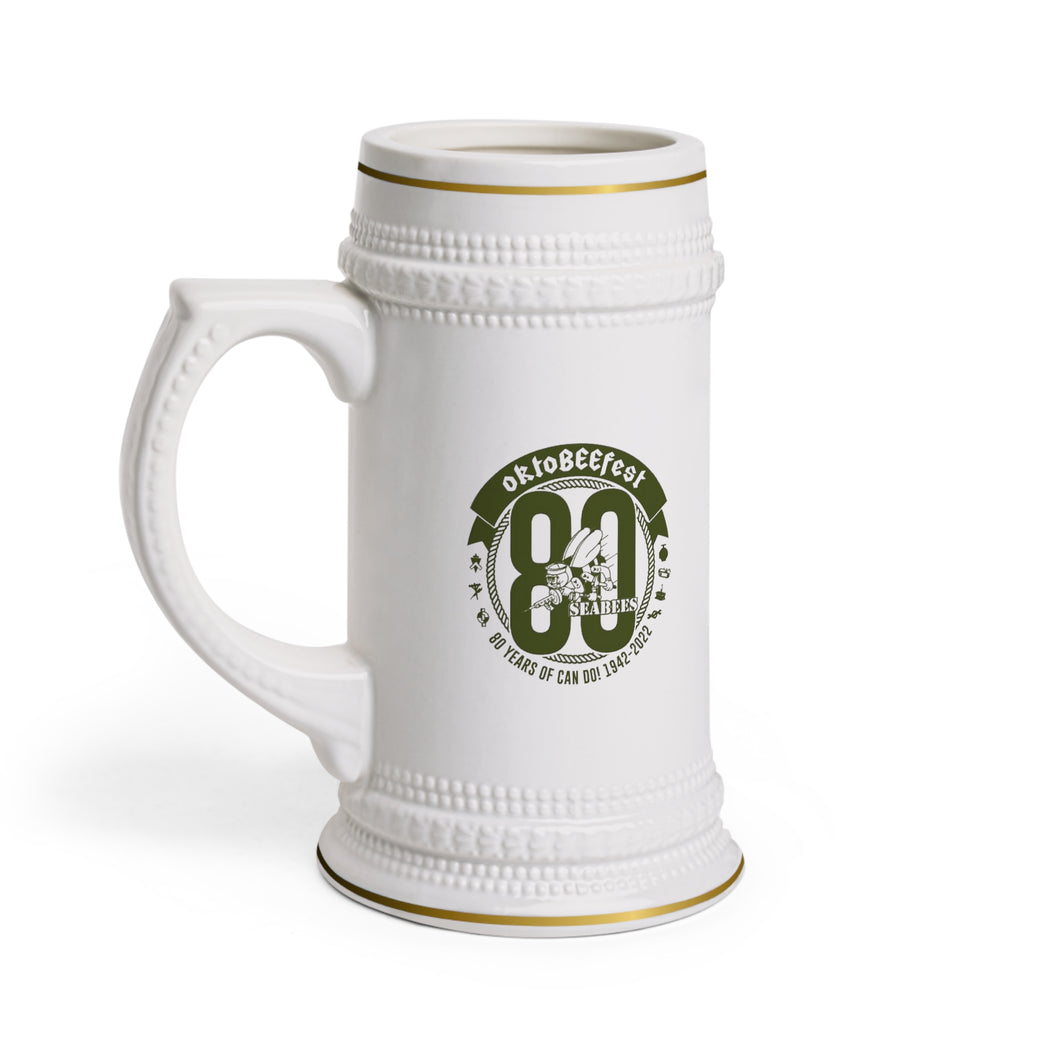 80th Seabee Oktobeefest Commemorative Beer Stein