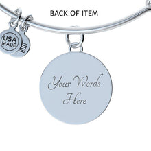 Load image into Gallery viewer, Gift for Proud Seabee Mom Bangle
