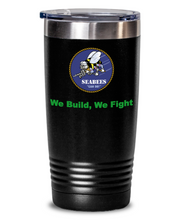 Load image into Gallery viewer, Seabee Can Do We Build We Fight 20 or 30 oz Tumbler
