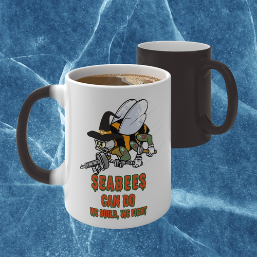 Halloween Seabee Magic Mug - Color Changing Mug 
