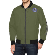 Load image into Gallery viewer, Seabee Men&#39;s AOP Bomber Jacket OD Green
